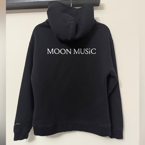 Coldplay Black Hoodie with 'WE PRAY' Print - Picture 3 of 4